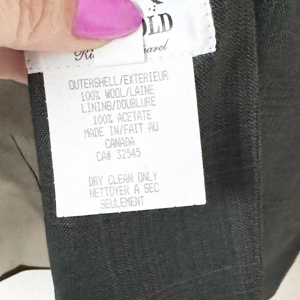 Marigold Riding Apparel Gray Wool Riding Jacket - Picture 13 of 13